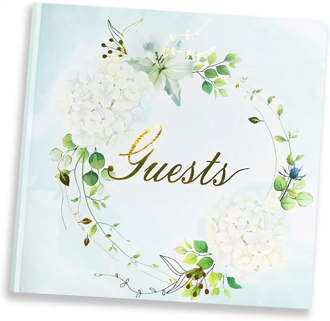 Custom Unique Wedding Guest Book Sign Guestbook Signbook for Wedding Guest Books