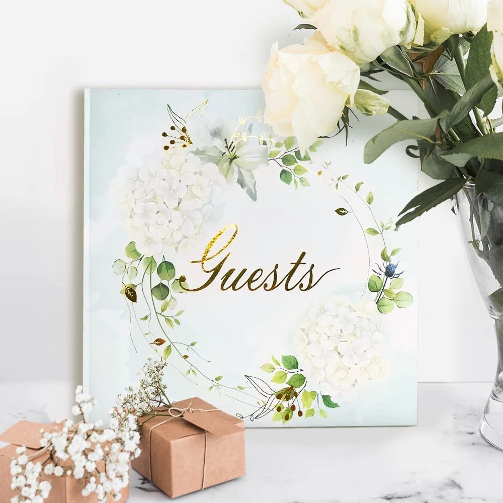 Customized Funeral Guest Memory Book Guestbook Wedding Guest Book