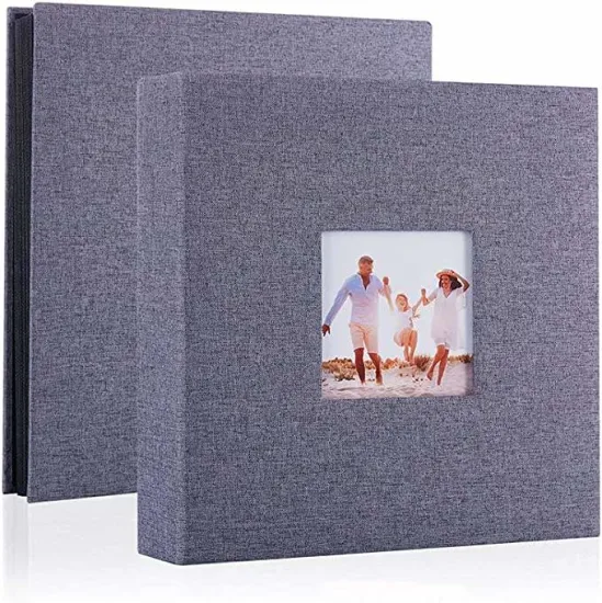 Mini capa personalizada DIY 6X8 4X6 5X7 Álbum de fotos de plástico PP